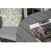 Lauko baldų komplektas Venture Design Valgomojo komplektas Parma kavinės stalas ir Copacabana atlošiama kėdė 90x90 cm balta Aintwood Textilene