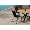 Lauko baldų komplektas Venture Design Valgomojo komplektas Mexico stalas ir Bois kėdės juodos spalvos