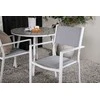 Venture Design Valgomojo komplektas Break Copacabana 90 cm Balta Pilka