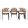 Lauko baldų komplektas Venture Design Valgomojo komplektas Break stalas ir Lindos foteliai 205x75 cm Balta Ruda Juoda lauko baldai
