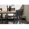 Lauko baldų komplektas Venture Design Valgomojo komplektas Break valgomojo stalas ir Copacabana sulankstomos kėdės 90x150 cm juoda