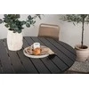 Venture Design Valgomojo komplektas Break apvalus valgomojo stalas 120 cm juodas