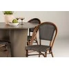Lauko baldų komplektas Venture Design Valgomojo komplektas Santa Fe valgomojo stalas ir Guarda Café kėdė 120 cm ruda juoda aliuminis