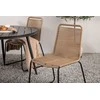 Venture Design Valgomojo komplektas Break apvalus valgomojo stalas 120 cm juodas