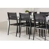Lauko baldų komplektas Venture Design Valgomojo komplektas Break ir Copacabana 205x75 cm Balta Juoda Lauko baldai