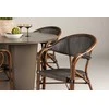 Lauko baldų komplektas Venture Design Valgomojo komplektas Santa Fe valgomojo stalas Vila Real Café kėdė 120 cm Ruda Juoda Aliuminis