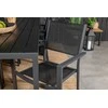 Lauko baldų komplektas Venture Design Valgomojo stalas ir fotelio komplektas 205x90 cm Juodas Aintwood