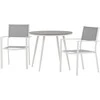 Venture Design Valgomojo komplektas Break Copacabana 90 cm Balta Pilka