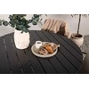 Lauko baldų komplektas Venture Design Valgomojo komplektas Break apvalus valgomojo stalas 120 cm juodas