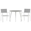 Venture Design Valgomojo komplektas Break Copacabana 90 cm Balta Pilka
