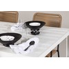 Lauko baldų komplektas Venture Design Valgomojo komplektas Break stalas ir Lindos foteliai 205x75 cm Balta Ruda Juoda lauko baldai