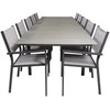 Lauko baldų komplektas Venture Design Valgomojo stalas ir fotelio komplektas Levels 224x100 cm juodas
