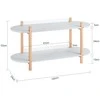 Lentyna, SoBuy HSTR01-HG, 100x33x52 cm