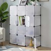 Spinta SONGMICS su 12 kubelių 93x31x123 cm