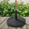 Outsunny Skėčių stovas, skėčių laikiklis 25 kg Ø38/48 mm
