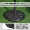 Outsunny Skėčių stovas 13 kg, Ø35/Ø38/Ø48mm skėčiams