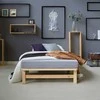 Lova Homestyle4U Lovos rėmas, 90x200x28 cm, rudas