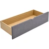 Lova Homestyle4U Lovo stalčių komplektas, 99x37x26 cm, pilka