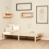 Lova Homestyle4U Lovos rėmas, 90x200x28 cm, rudas
