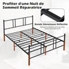 Lova Promotions Lovos rėmas Platform 207x140x101 cm juodas