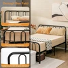 Lova Promotions Metalinis lovos rėmas 197,5x141x101 cm juodas