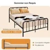 Lova Promotions Metalinis lovos rėmas, 208x164x101 cm, juodas