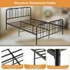 Lova Promotions Metalinis lovos rėmas, 208x164x101 cm, juodas