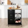 Lova Promotions Virtuvės sala, 67x37x83.5 cm, juoda