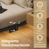 Lova Songmics Lovos rėmas 180x200 cm Juodas metalas