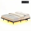 Lova Songmics Lovos rėmas 180x200x26 cm Juodas metalas