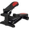 SPORTNOW mini stepperis namams Stepper namų treniruoklis su LCD ekranu, fitneso stepperis iki 100 kg kojoms treniruoti, namų biuro fitneso pratimai, juodas