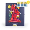 Minions Advento kalendorius su kvapnia Minionų žvake
