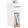 TV staliukas Naktinė spintelė, SoBuy FBT163-WN, 20x35x60 cm, Balta ir Mediena
