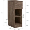 TV staliukas Naktinis staliukas, SoBuy FBT111-SN, 20x35x60 cm, Rudas