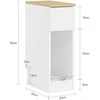 TV staliukas Naktinis staliukas, SoBuy FBT111-W, 20x35x60 cm, Baltas