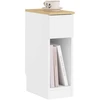 TV staliukas Naktinis staliukas, SoBuy FBT111-W, 20x35x60 cm, Baltas