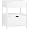 Naktinis staliukas, SoBuy FRG258-II-W, 45x38x55 cm