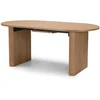 Novanook Ištraukiamas stalas, PLACAUX, 76x180-220x90 cm, Natūralus