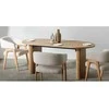 Novanook Ištraukiamas stalas, PLACAUX, 76x180-220x90 cm, Natūralus