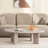 Novanook Kavos staliukas, NADIN, 42x130x80 cm, Natūralios odos spalva
