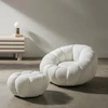 Novanook Lounge kėdė, LOEL, 66x100x100 cm, Balta