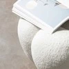 Novanook Pufas, PERLE, 61x61x31 cm, Baltas
