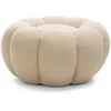 Novanook Pufas, PERLE, 61x61x31 cm, Smėlio spalvos