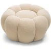 Novanook Pufas, PERLE, 61x61x31 cm, Smėlio spalvos