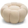 Novanook Pufas, PERLE, 61x61x31 cm, Smėlio spalvos