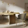 Novanook Valgomojo stalas, 140-200 cm UOSIS, 90x140-200x90 cm, Natūrali mediena