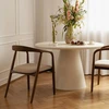 Novanook Valgomojo stalas, ADEL, 120x120x76 cm, Kremas