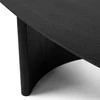 Novanook Valgomojo stalas, MARIS, 76x200x100 cm, Tamsiai rudas