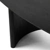 Novanook Valgomojo stalas, MARIS, 76x200x100 cm, Tamsiai rudas