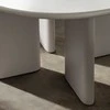 Novanook Valgomojo stalas, MOLIQ, 120x120x75 cm, smėlio pilkas